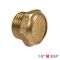 AIRCRAFT Muffler Brass Flat 1/8' Male